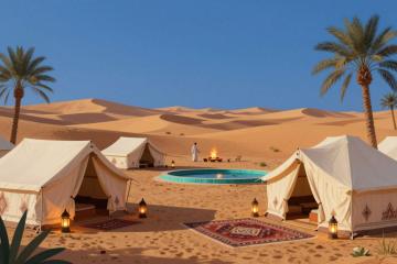 Illustrative header image for Luxury Desert Camps & Glamping