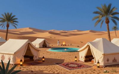 Illustrative header image for Luxury Desert Camps & Glamping