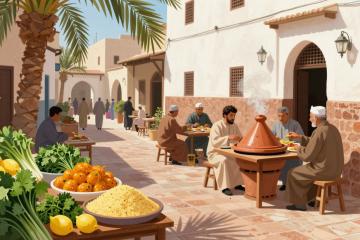Illustrative header image for Moroccan Cuisine & Food Culture