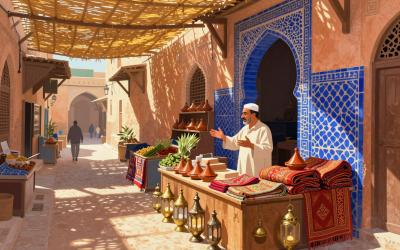 Illustrative header image for Souk Shopping & Bargaining Tips