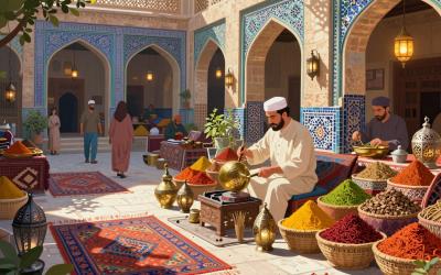 Illustrative header image for Souk Shopping & Bargaining Tips