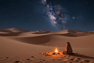 Illustrative header image for Stargazing in the Desert