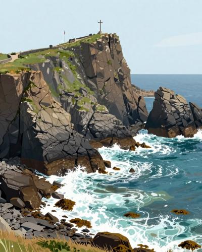 AI-generated illustration of Atlantic Coast Promenade