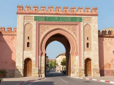 AI-generated illustration of Bab Agnaou