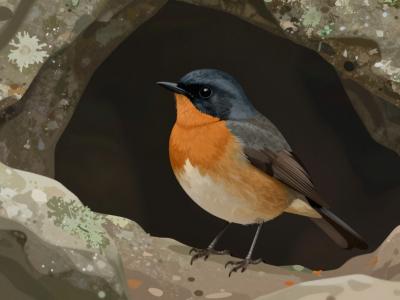 AI-generated illustration of Cave of Swallows