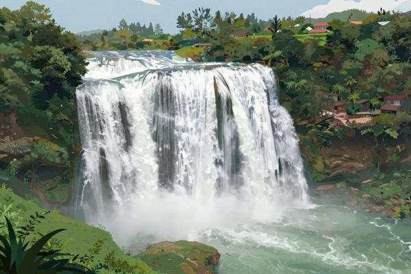 Chouka Waterfall