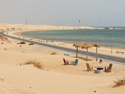 AI-generated illustration of Dakhla Lagoon