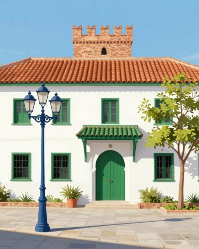 AI-generated illustration of Kasbah of Asilah
