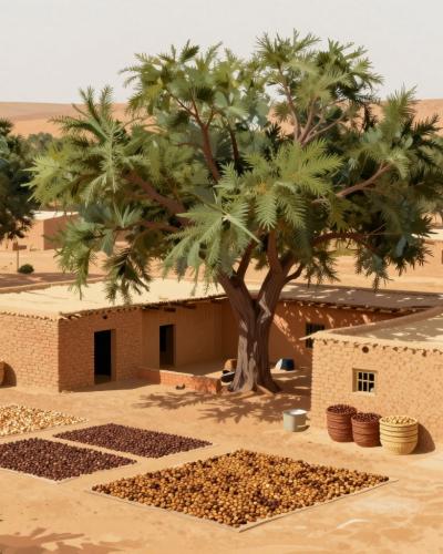 AI-generated illustration of Local Argan Cooperatives