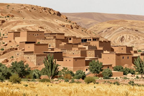 Local Berber Villages (e.g., Boumalne Dades vicinity)