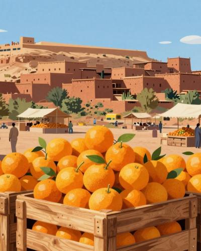 AI-generated illustration of Local Souk (Market)