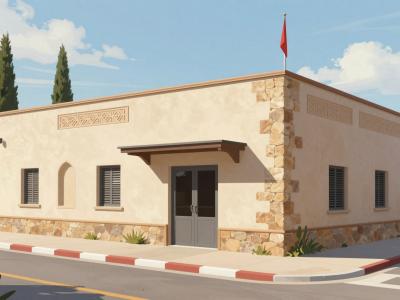 AI-generated illustration of Midelt Souk