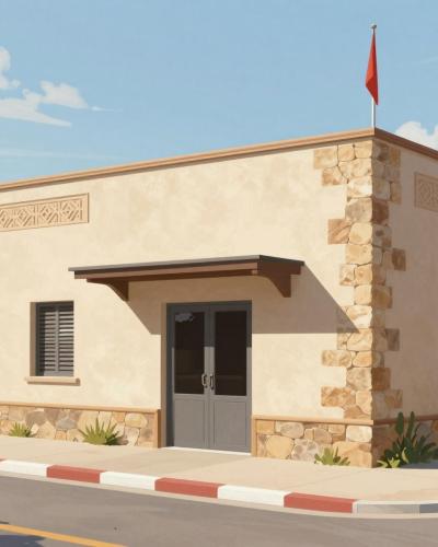 AI-generated illustration of Midelt Souk