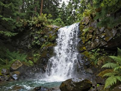 AI-generated illustration of Mishref Waterfall