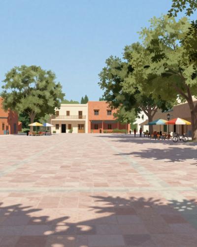 AI-generated illustration of Place Assarag
