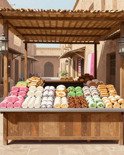 AI-generated illustration of Souk Semmarine