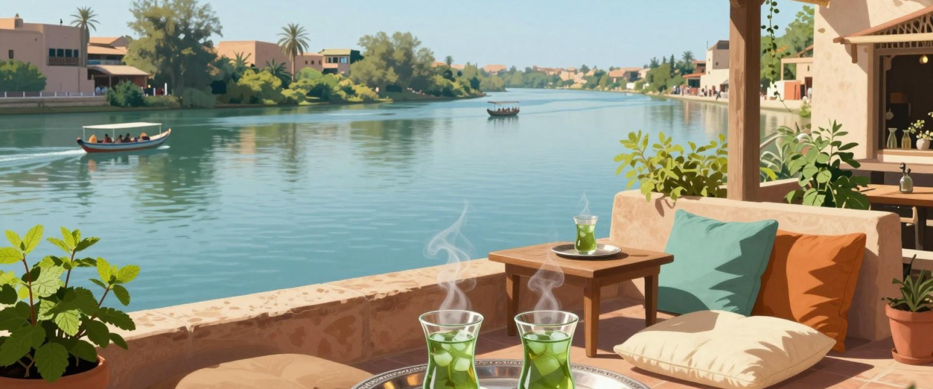 Sipping Mint Tea in the Sun