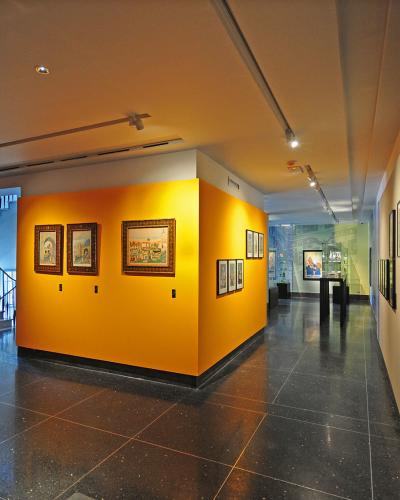 Colourful gallery rooms of the Abderrahman Slaoui Museum in Casablanca