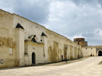 The vast walled Bab Makina parade ground in Fes el-Jdid